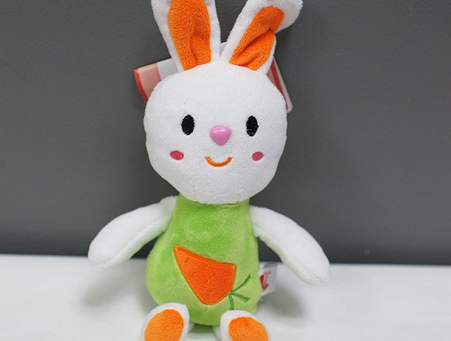 Зеленый кролик Зиго  h=20 см Фото